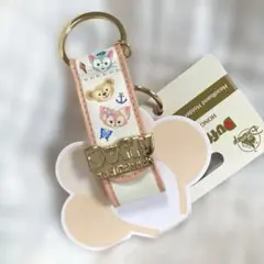 【新品】ダッフィ　香港ディズニー　カチューシャ　ホルダー　キーホルダー