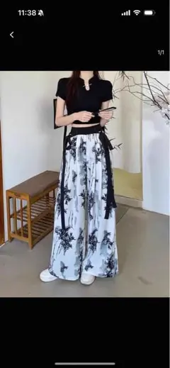 ワイドパンツ