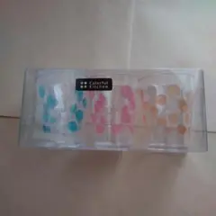 Colorful Kitchen 水玉模様コップ 3個セット【ケースなし】