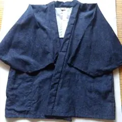 作務衣 羽織 紺色