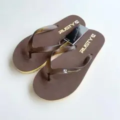 【新品未使用】ラスティ　ビーチサンダル　Mサイズ