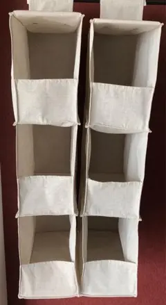 無印良品 ポリエステル麻小物ホルダー 約15×35×70 cm