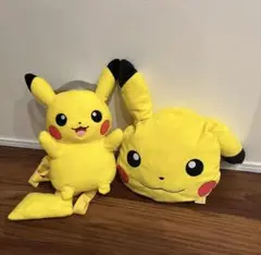 ポケモン　ピカチュウ　ぬいぐるみ　リュック 2点