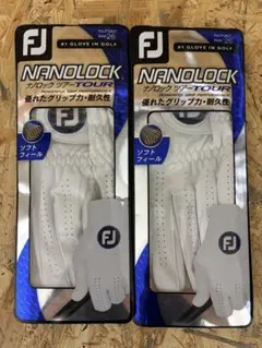 FJゴルフグローブナノロックツアー26Cm2枚