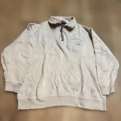 CHAPS RALPH LAUREN ベージュ ハーフジップ　トレーナー　2L