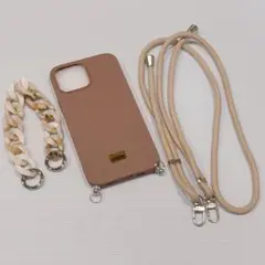 匿名配送❣️iphone13promaxケース スマホショルダー ハンド 2way