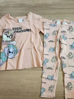 H&M パウパトパジャマセットアップ 3-4歳