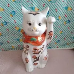 伊万里焼　招き猫　身長18.5cm ペア　アンティーク　骨董 m13555223543_1.jpg?1741481678