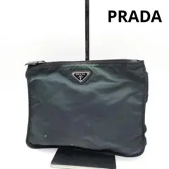 PRADA 三角ロゴ ナイロン クラッチバッグ セカンドバッグ 小物入れ プラダ