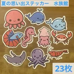 水族館　夏の思い出　親子でふりかえる時間も宝物　お出かけ記録　 23枚セット