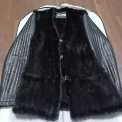 ★美品★ ジャストカヴァリ ミンクファー袖切り替えジャケット