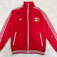 【adidas】アディダストラックジャケット ペルー　レッド 赤 白　Oサイズ 2025年最新】アディダス ペルーの人気アイテム - メルカリ