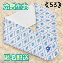 《53》アイスノンカバー首もとひんやり氷結ベルト用　（ダマスク柄白）