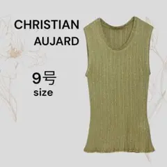 CHRISTIAN AUJARD ゴールド トップス ノースリ ラメ キラキラ