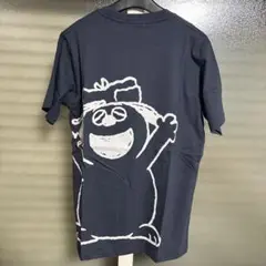 オラフプリント ネイビー Tシャツ　L バックプリント　新品