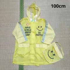レインコート　100cm 　黄色　フィオルッチ　キッズ　イエロー