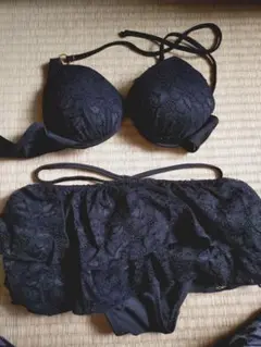 ブラックレースセパレートビキニ cカップ