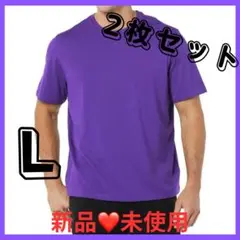 2枚組 Tシャツ L サイズ クルーネック コットン