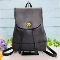 OLD COACH バックパック リュック 黒 レア ヴィンテージ ほぼ未使用