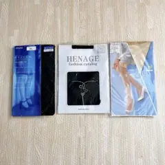 ATSUGI ストッキング ラインストーンストッキング　M-L