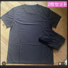 男女兼用クールシャツ送料込みM～L COOLTシャツブラックラスト冷感Ｔシャツ