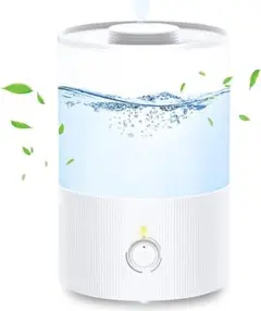超音波式加湿器 卓上 3.5L大容量 無段階加湿量 お手入れ簡単