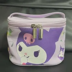 Kuromi 花柄ポーチ 紫色 小型　新品・未使用品