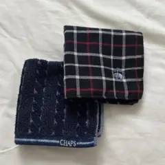 ブルックスブラザーズとCHAPS タオルハンカチ　2枚セット