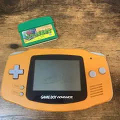 ゲームボーイアドバンス 本体 オレンジ　ソフト付き