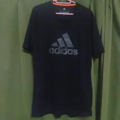 adidas ブラック Tシャツ 2XO
