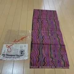 新品未使用ジムトンプソンJIMTHOMPSONシルク柄ストール