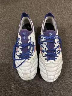 Mizuno サッカーシューズ ホワイト/パープル/レッド