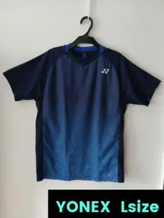 YONEX ネイビー グラデーション ゲームシャツ　半袖