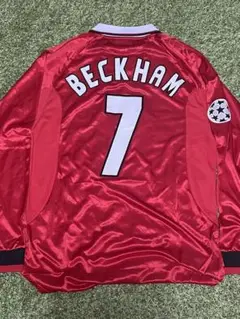 98-99 マンチェスター・ユナイテッドFC ベッカム CL Final ユニ