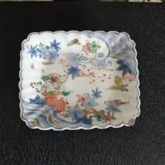 辻製磁社★形変皿★柄違い3セット★リスブドウ★ウサギ★牛★笛★有田焼 辻製磁社☆形変皿☆柄違い3セット☆リスブドウ☆ウサギ☆牛☆笛