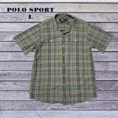 POLO SPORT ポロスポーツ メンズ 半袖シャツ チェック柄 クリーニング