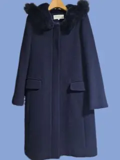 PROPORTION BODY DRESSING フード ファー ウールコート