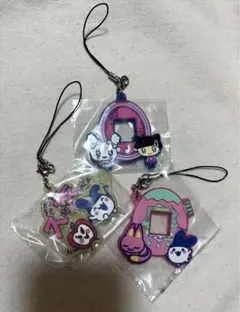 たまごっち1番くじ　F賞　きらきらラバーチャーム　3個セット