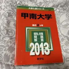 甲南大学 2013