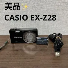 【美品】CASIO EX-Z28 16.1メガピクセル デジカメ ブラック充電器