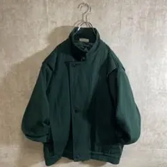 【個性派古着】 スウィングトップ 90s デザインブルゾン ゆるだぼ 短丈