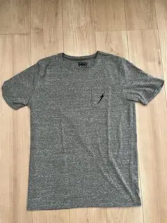 BOLT グレー ポケット付き Tシャツ M