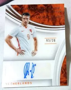 ファン・ペルシー 直筆 サイン panini auto van persie