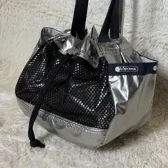 ほぼ未使用　レスポートサック×アダムエロペ　巾着　ハンドバッグ　紐欠品