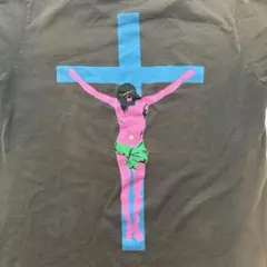 nexus7 キリスト Tシャツ サイズM ブラウン ネクサス7 チカーノ