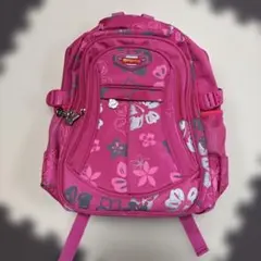 花柄ピンクリュック