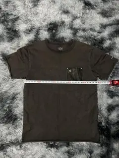 Tシャツ レザー調ポケット　Mサイズ
