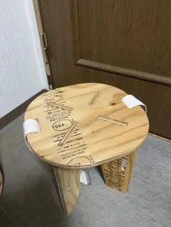 スツール YOKA PANEL STOOL パネル スツール 無塗装 テーブル