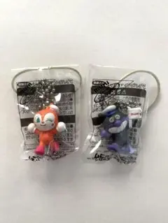 ムヒのアンパンマン　バイキンマン　ドキンちゃん　2個セットマスコットキーホルダー