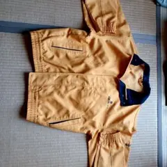 イエロー ネイビー ジャンパーフクツー